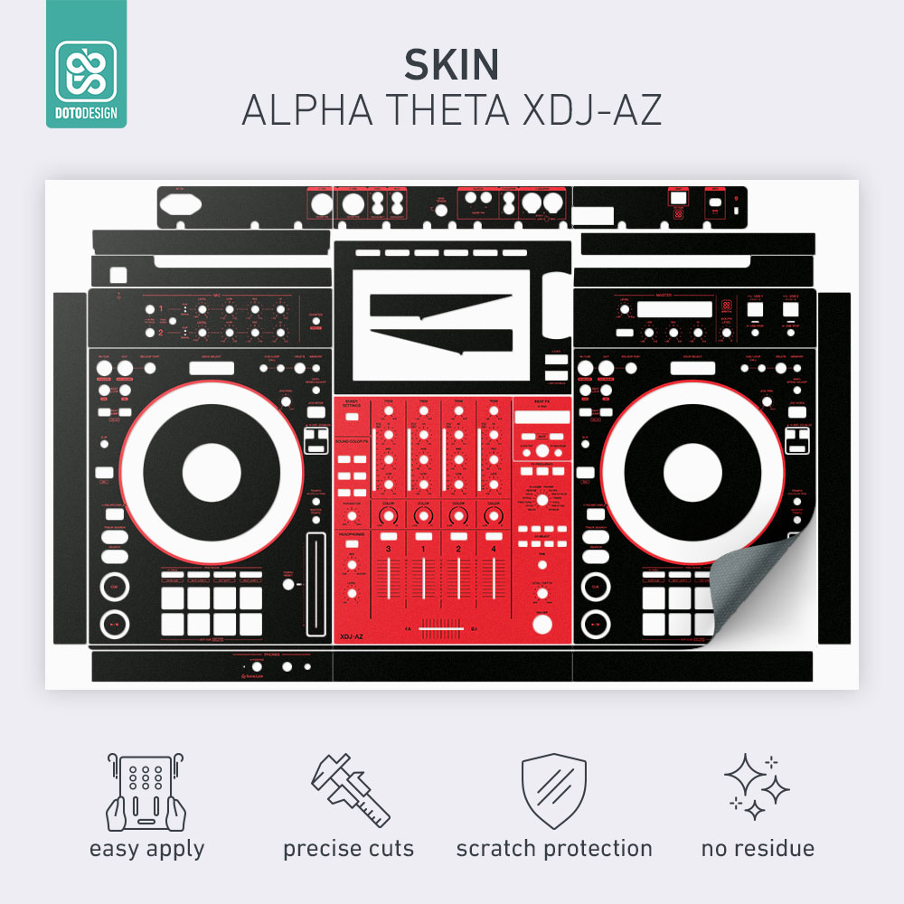 Cover personalizzazione e protezione controller dj AlphaTheta XDJ-AZ